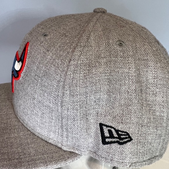 Chicago Bulls New Era Gray Hat 20% Wool Size 8 - Picture 6 of 8